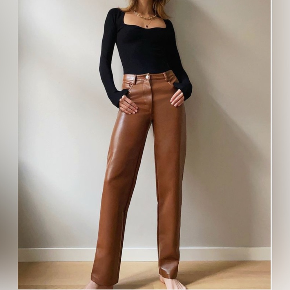 NWT Wilfred The Melina Pants Cognac